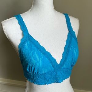 Hanky Panky Fiji blue Bralette size M New with Tags